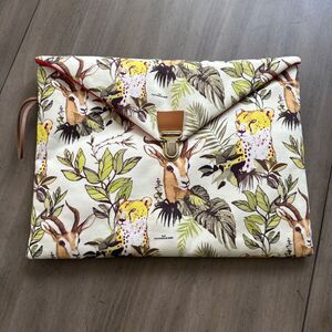 Maison Baluchon Jungle Pouch 13” Paris Padded Laptop Case Envelope France